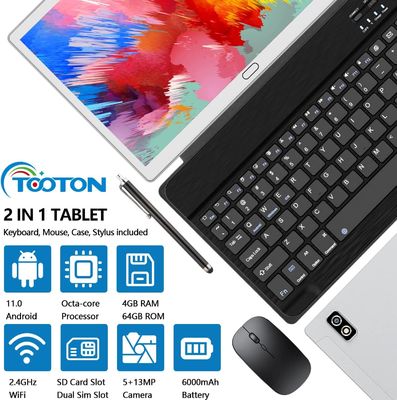 4+64/128GBとの1の10インチのOctaの中心のChromebookのタブレットのPC ウィンドウズ 2