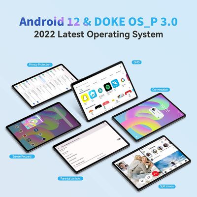 オンラインで学ぶオフィスのための10inchアンドロイド12のウルトラブックのタブレットのPC 64GB