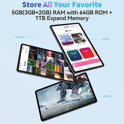 オンラインで学ぶオフィスのための10inchアンドロイド12のウルトラブックのタブレットのPC 64GB