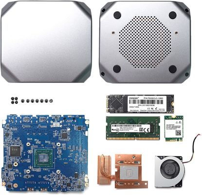 4K AMD Ryzen A9 9400 APUのLinuxの小型PCのUbuntu 8GBのRAM 128GB SSD