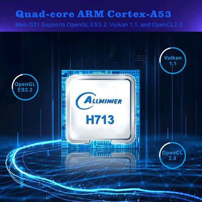 2.69インチ LCD TFT ディスプレイ 4K HD プロジェクター クアッドコア ARM Cortex-A53 CPU と 1G RAM